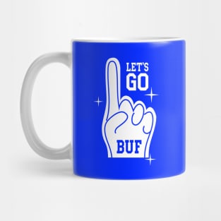 Footbal cheers finger sign Mug